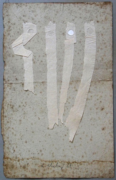 1968, 340×230 mm, koláž, papír, sig.