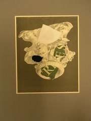 1969, 250×200 mm, koláž, reprodukce, akryl, papír, sig.