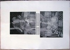 1966, 230×460 cm, reliéfní tisk, tiskařská barva, papír, kolážová grafika, sig.