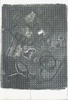 1966, 560×420 mm, reliéfní tisk, tiskařská barva, papír, kolážová grafika, sig.