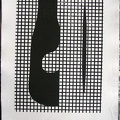 1966, 610×410 mm, reliéfní tisk, tiskařská barva, papír, kolážová grafika, sig.