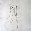 1968, 460×350 mm, kresba provázkem,  email, provázek, papír, sig. - ztraceno