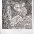 1964, 140×140 mm, lept, tiskařská barva, papír, sig.