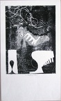 1964, 310×230 mm, kolážová grafika, tiskařská barva, papír,.sig.