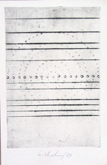 1967, 245×165 mm, suchá jehla, tiskařská barva, papír, sig.