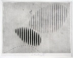 1968, 245×320 mm, suchá jehla, tiskařská barva, papír, sig.
