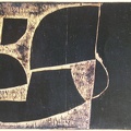 1962, 39,5×53,5 cm, dřevořez, překližka, Štěpení, nesig., soukr. sb. 147