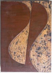 1962, 40,5×29 cm, dřevořez, překližka, Dialogy (Tvary), sig.