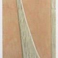 1963, 88,5×19 cm, dřevořez, překližka, Vertikála, sig.