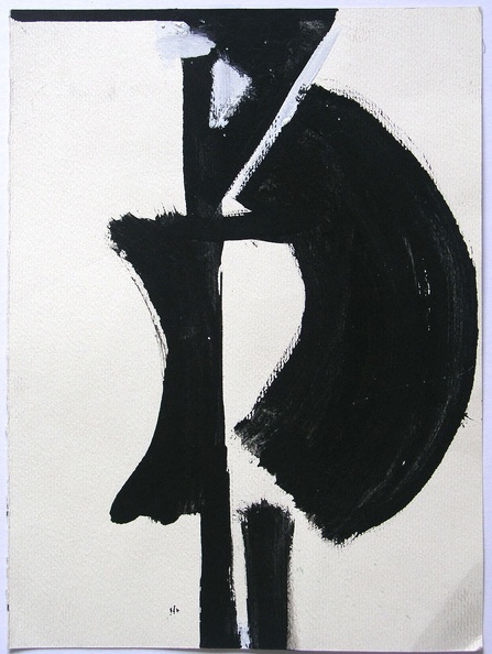 1960, 270×190 mm, akryl, papír, sig., líc