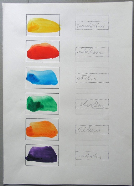 1972 (73), 420×290 mm, akvarel, tužka, papír, Turistické značky, sig.