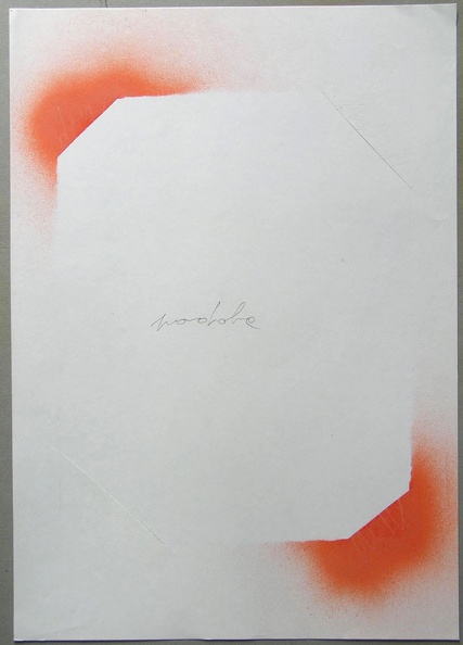 1979, 420×290 mm, sprej, tužka, prořezávaný papír, sig.