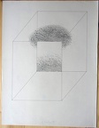 1973, 650×500 mm, frotáž, tužka, papír, sig., soukr. sb. 12
