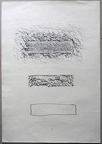 1976, 500×350 mm, frotáž, tužka, papír, sig.