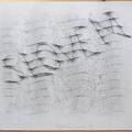 1977, 250×320 mm, frotáž, tužka, papír, sig., soukr. sb. 12