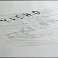 1977, 330×500 mm, frotáž, tužka, papír, sig.