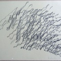 1978, 250×320 mm, frotáž, tužka, papír, sig.