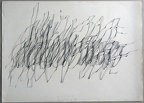 1978, 250×360 mm, frotáž, tužka, papír, sig., soukr. sb. 12