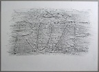 1978, 300×420 mm, frotáž, tužka, papír, sig., soukr. sb. 12