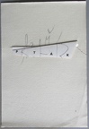 1977, 225×325 mm, koláž, tranzotyp, tužka, prořezávaný papír, sig.