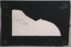 1978, 200×315 mm, koláž, tužka, prořezávaný papír, sig.