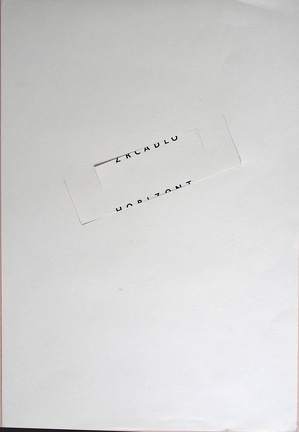 1978, 420×300 mm, koláž, tranzotyp, prořezávaný papír, sig.