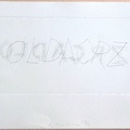 1976, 110×210 mm, reliefní tisk, tužka, papír, Zrcadlem, sig.