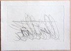1976, 110×210 mm, reliefní tisk, tužka, papír, Bílá, sig.