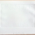 1976, 120×180 mm, reliefní tisk, papír, Okrajem, sig.