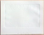 1976, 120×180 mm, reliefní tisk, papír, Okrajem, sig.