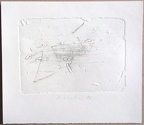1976, 120×180 mm, reliefní tisk,tužka, papír, sig.