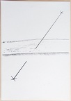 1973, 420×295 mm, tuš, papír, Projekt vzduchové plastiky do atmosféry, sig.