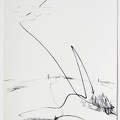 1973, 420×295 mm, tuš, papír, Záznam letu ptáka, sig., soukr.sb.12
