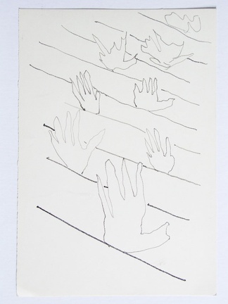 1973, 210×140 mm, tužka, papír, sig.