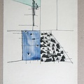 skicy 1968-75, tuš, akvarel, papír