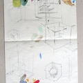 skicy 1968-75, tužka, akvarel, papír