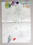 skicy 1968-75, tužka, akvarel, papír
