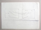 skicy 1968-75, tužka, kuličkové pero, papír