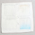 skicy 1968-75, tužka, pastelka, papír