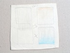 skicy 1968-75, tužka, pastelka, papír