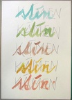 1982, 600×420 mm, akvarel, tužka, pastelka, papír, sig.
