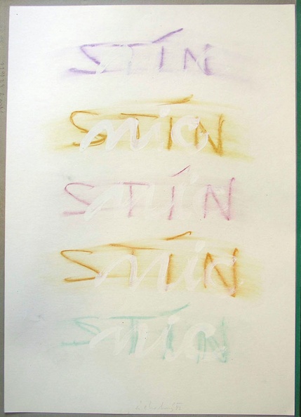 1982, 600×420 mm,  pastel, tempera, papír, sig.