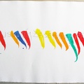 1991, 420×590 mm, tužka, barevné tuše, papír, Pythagorás, sig., soukr. sb. 12