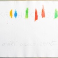 1991, 420×590 mm, tužka, barevné tuše, papír, Empedoklés, sig.