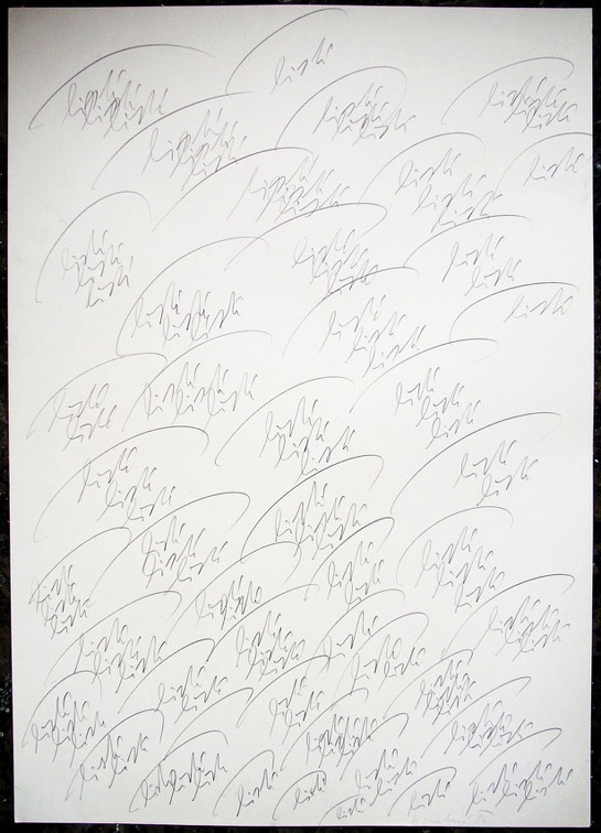1984, 880×630 mm, tužka, papír, sig.
