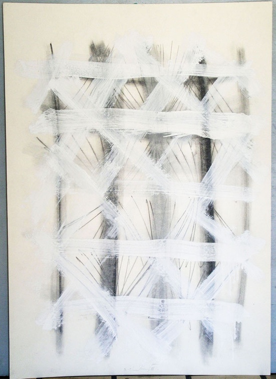 1986, 840×600 mm, tužka, akryl, papír, sig.