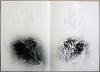 1979, 420×290 mm, tužka, akryl, papír, sig., otevřené