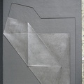 1980-81, 800×600 mm, skládaný papír, gafit, karton, plátno, Anatomie plochy, sig. GHMP