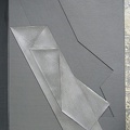 1980-81, 800×600 mm, skládaný papír, gafit, karton, plátno, Anatomie plochy, sig., soukr. sb. 12
