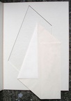 1980-81, 800×600 mm, skládaný papír, latex, karton, plátno, Anatomie plochy, sig. GHMP